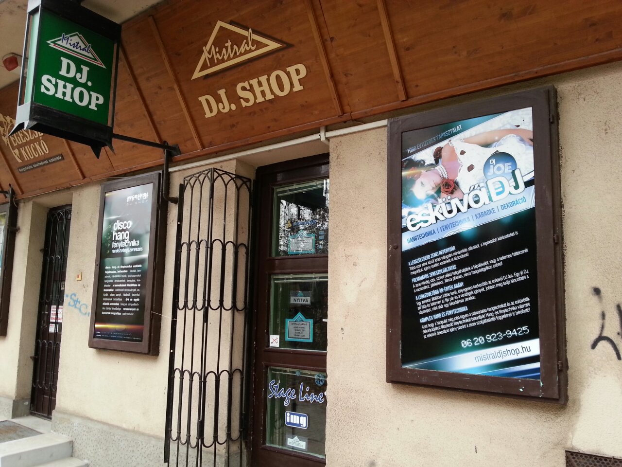 Mistral DJ Shop Miskolc - disco-, hang- �s f�nytechnika